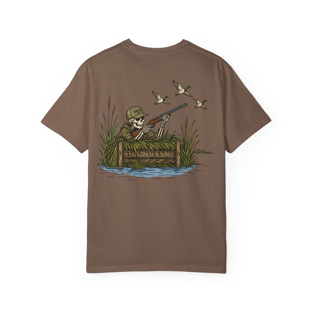Duck Hunting Blind Luck Co Graphic Tee
