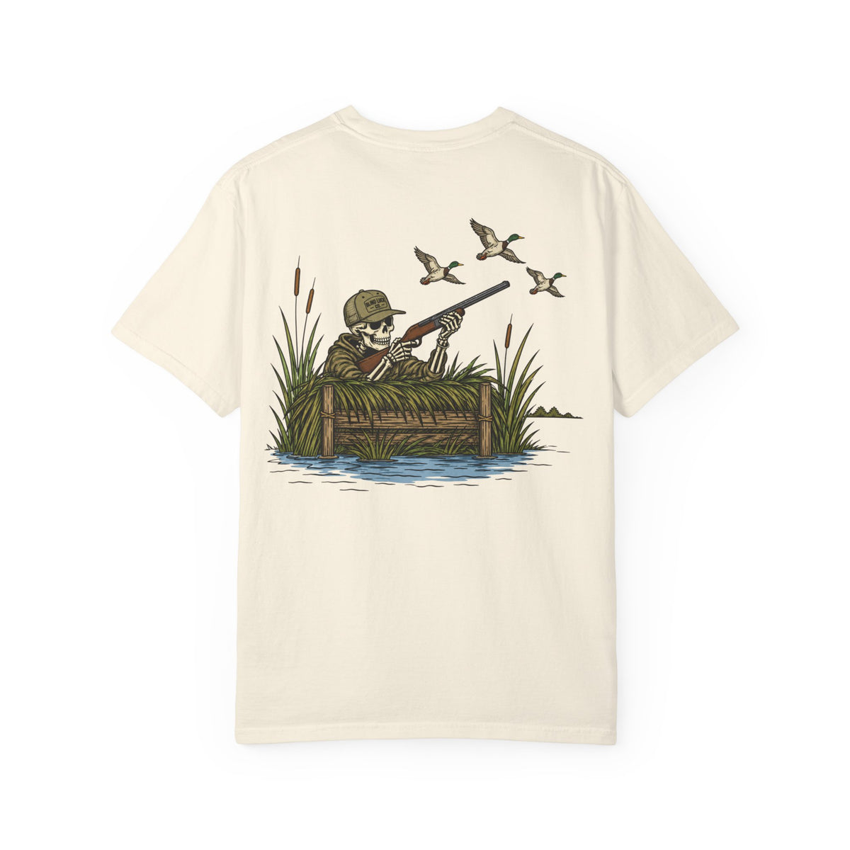 Duck Hunting Blind Luck Co Graphic Tee