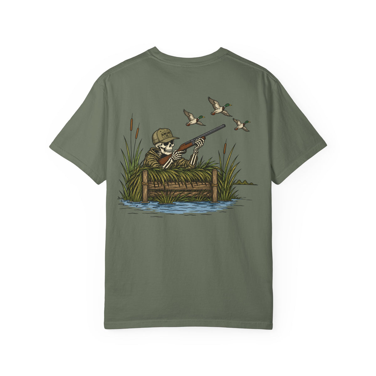 Duck Hunting Blind Luck Co Graphic Tee
