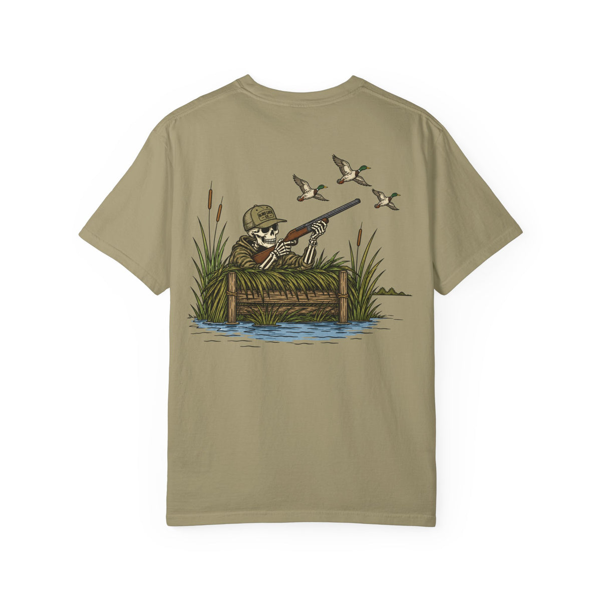 Duck Hunting Blind Luck Co Graphic Tee