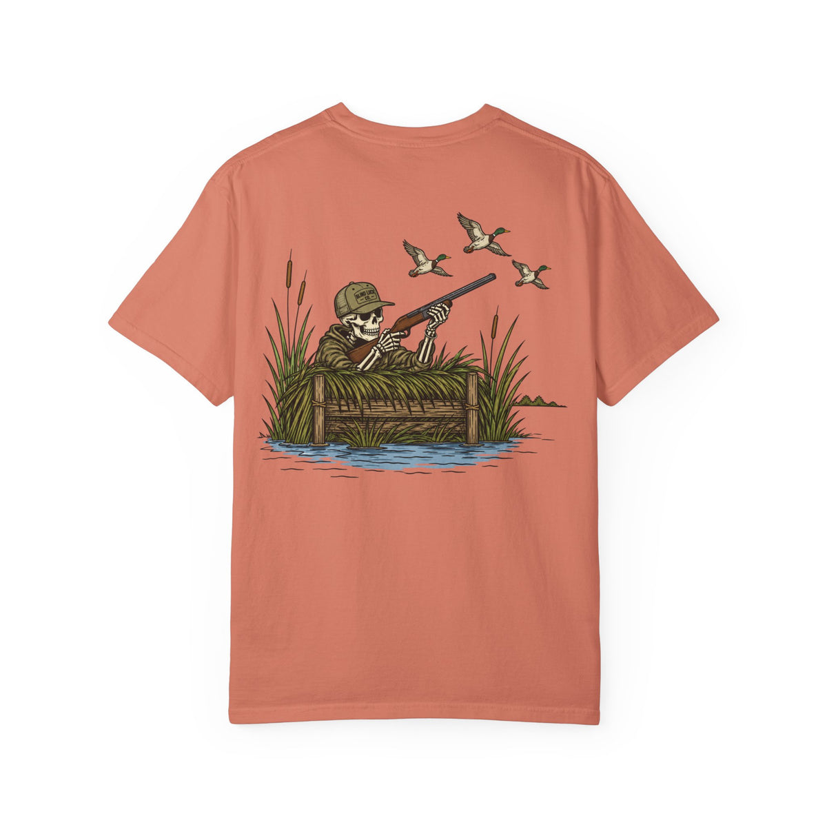 Duck Hunting Blind Luck Co Graphic Tee