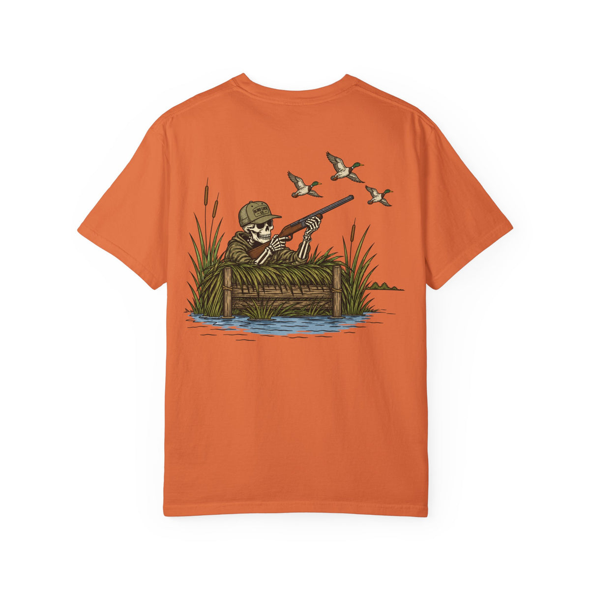 Duck Hunting Blind Luck Co Graphic Tee