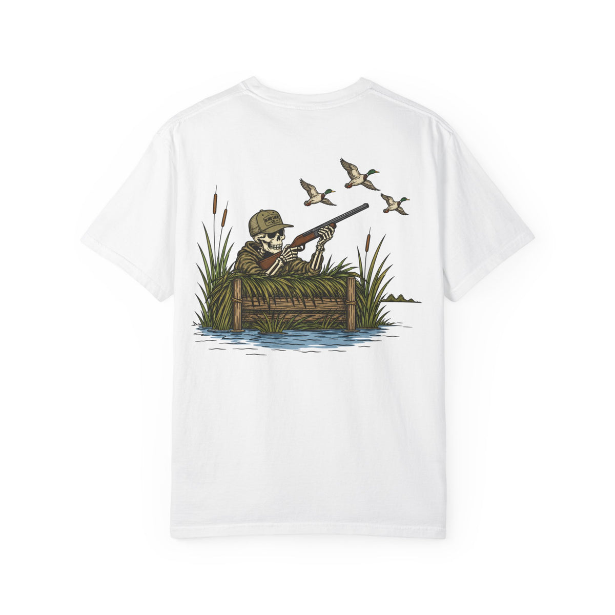 Duck Hunting Blind Luck Co Graphic Tee