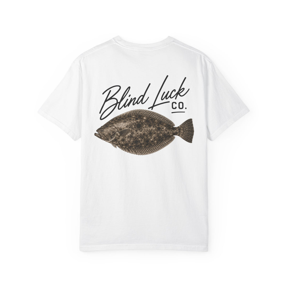 Blind Luck Co Flounder Graphic Tee