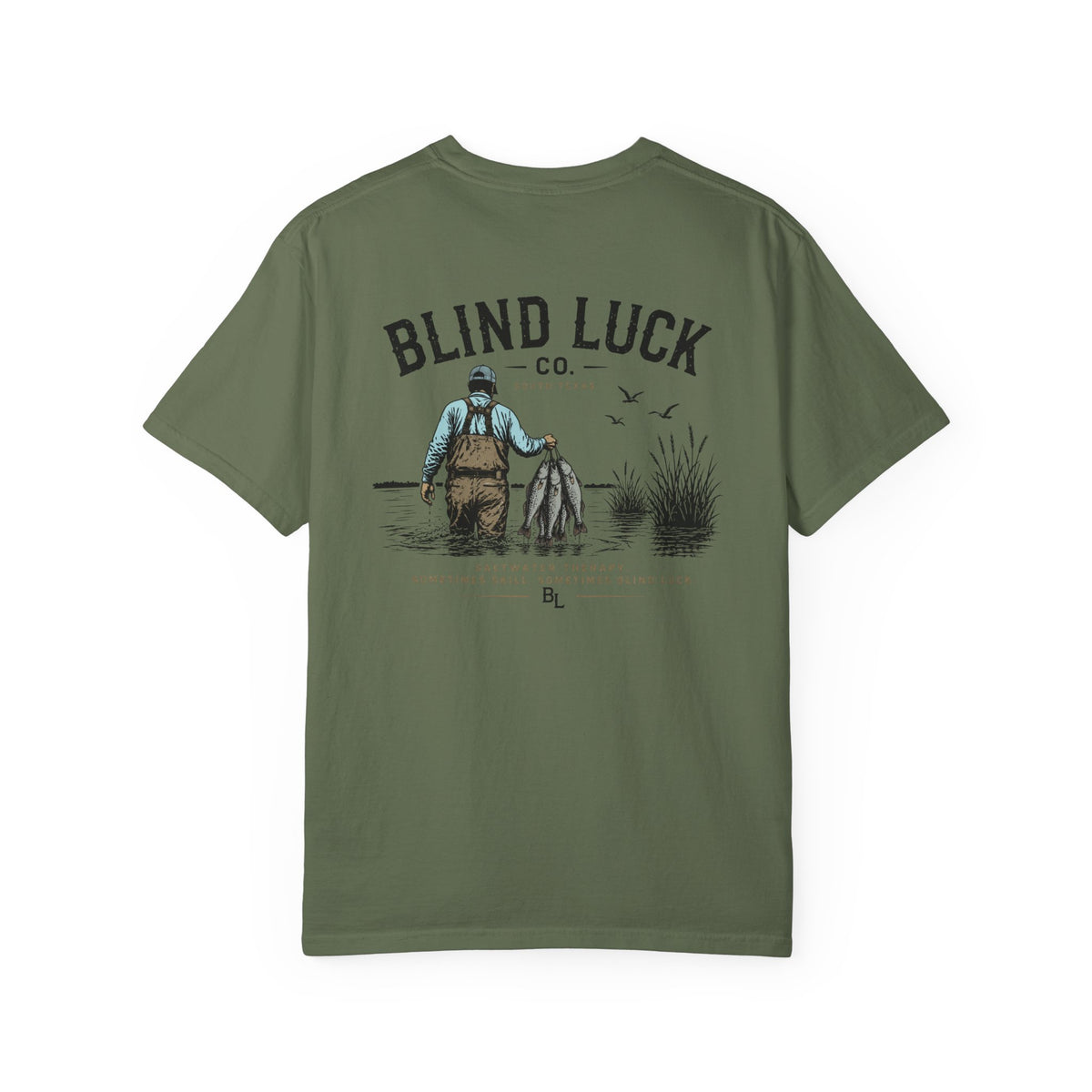 Blind Luck Co Wade Fisher Graphic Tee