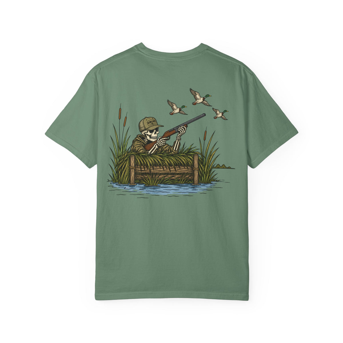 Duck Hunting Blind Luck Co Graphic Tee