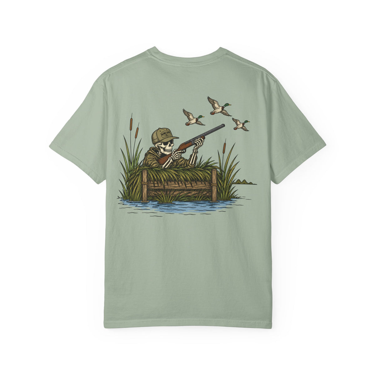 Duck Hunting Blind Luck Co Graphic Tee