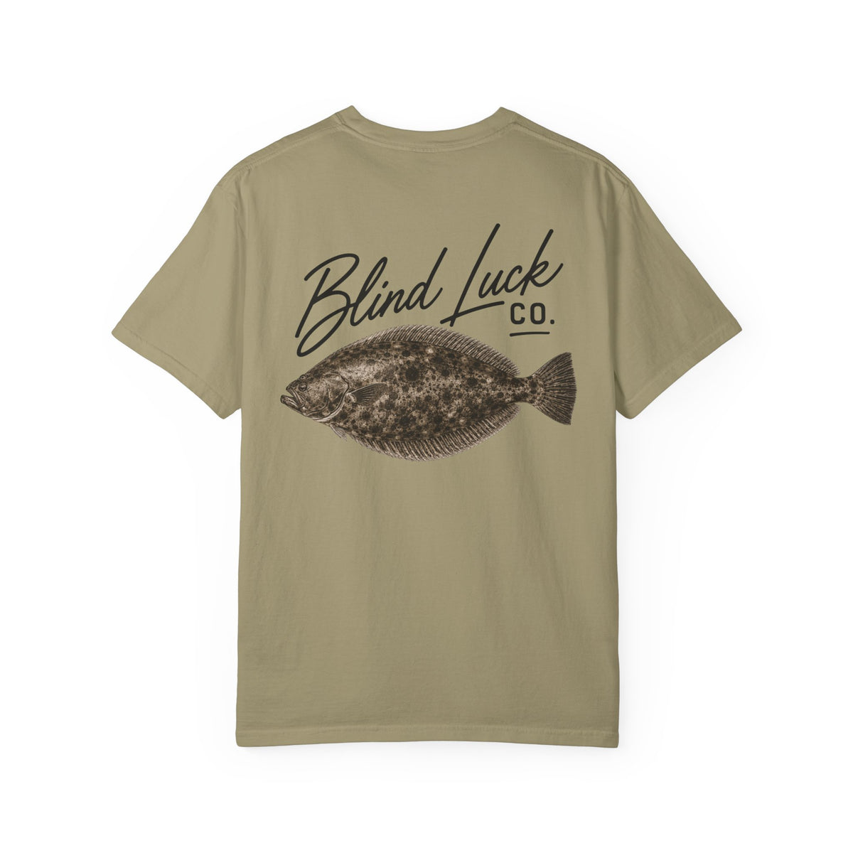 Blind Luck Co Flounder Graphic Tee
