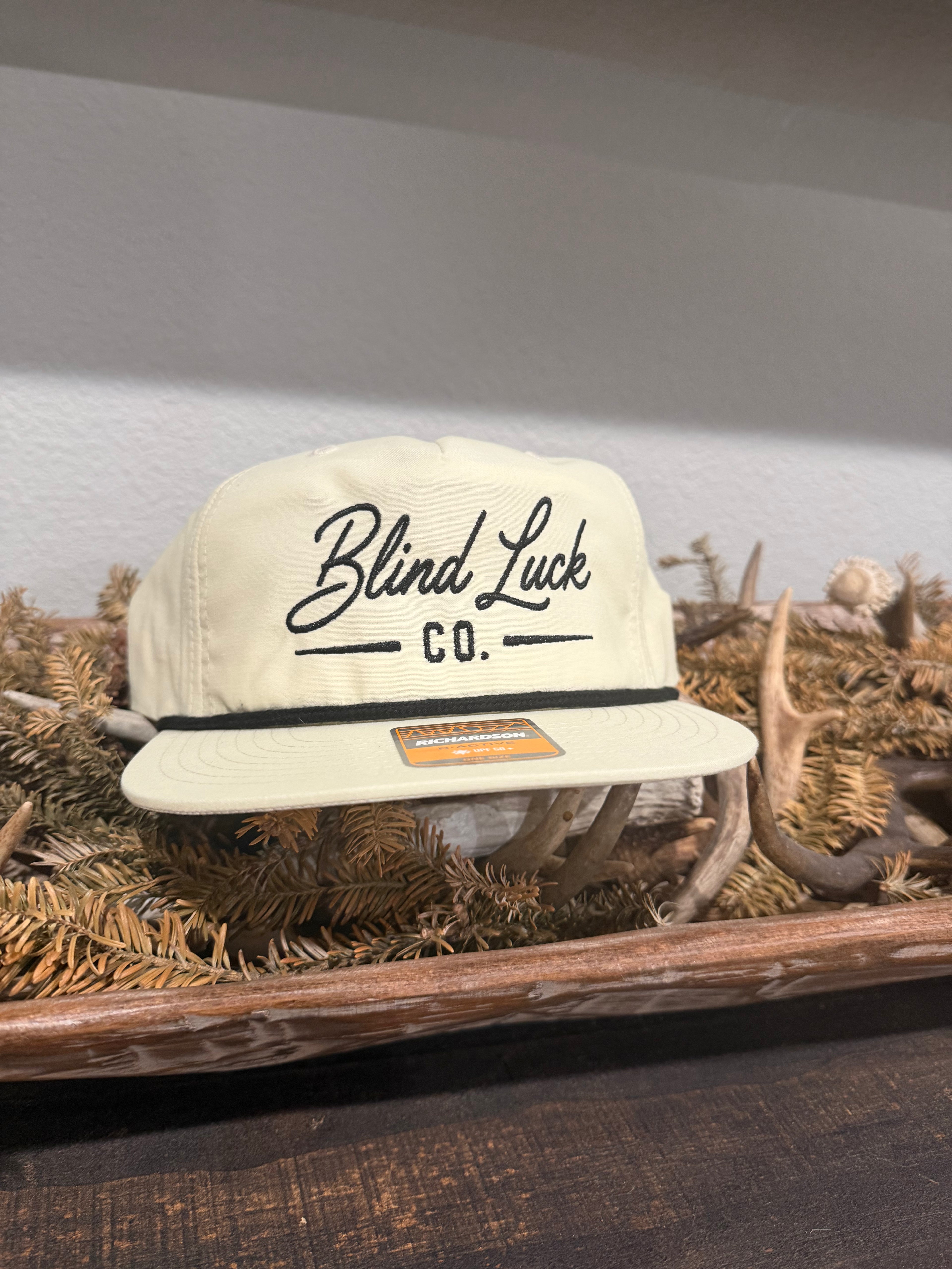 Blind Luck Co Cursive Rope Hat Birch