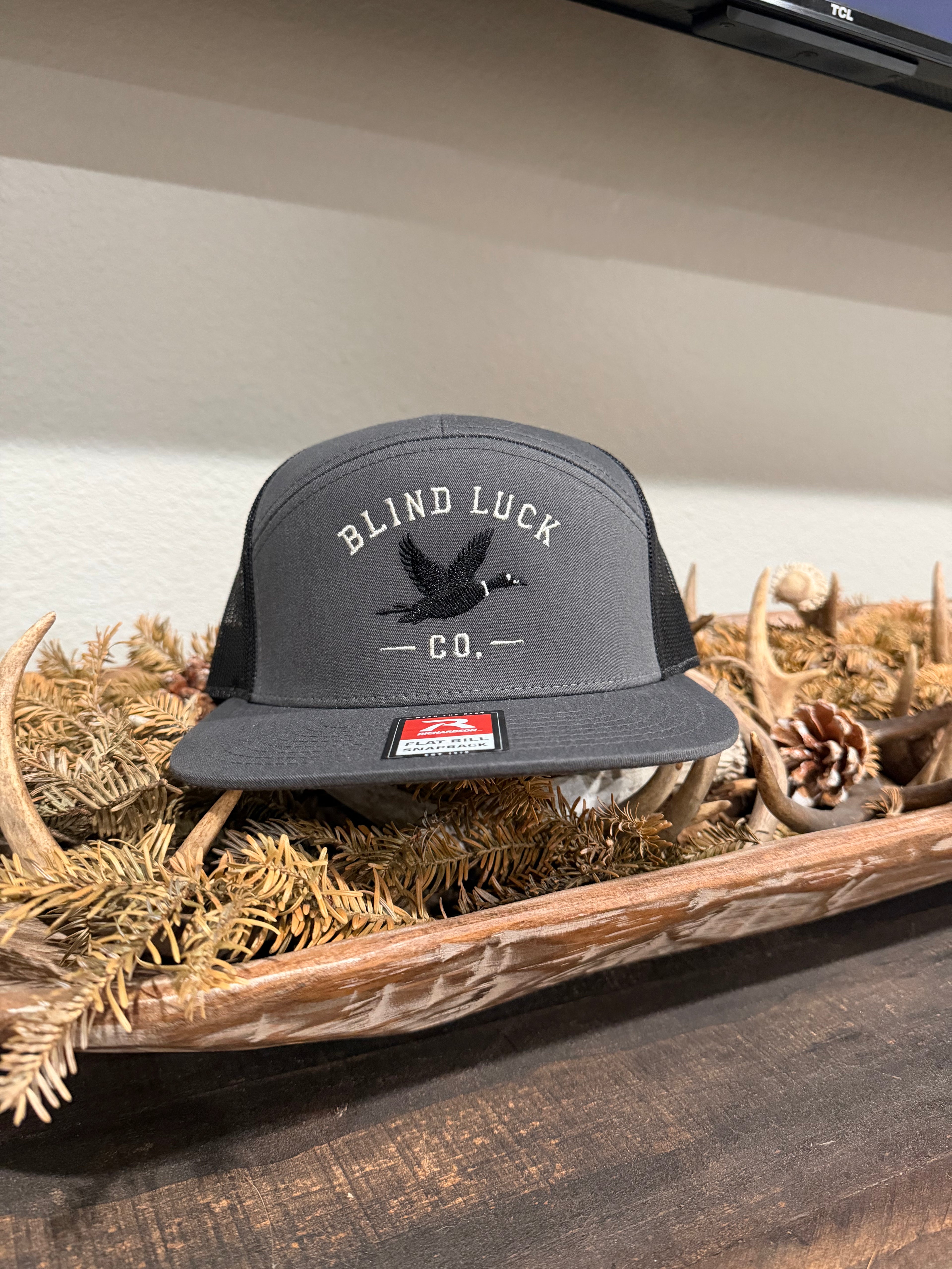 Blind Luck Co Duck Hat Gray