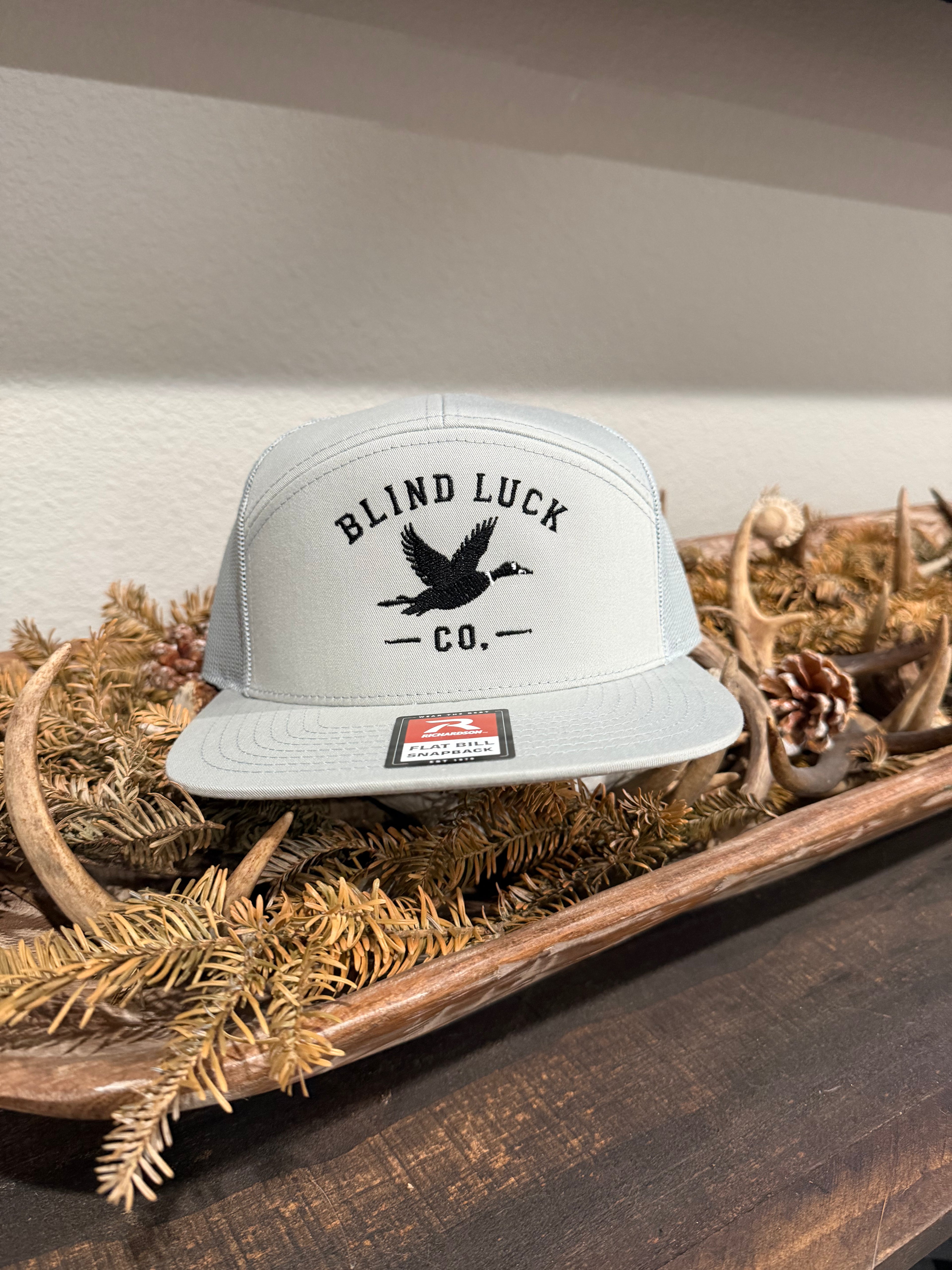 Blind Luck Co Duck Hat Light Gray